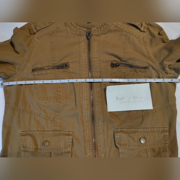 Yellow Utility Jacket - Picture 7 of 8